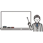 Whiteboard And Man SVG Icon